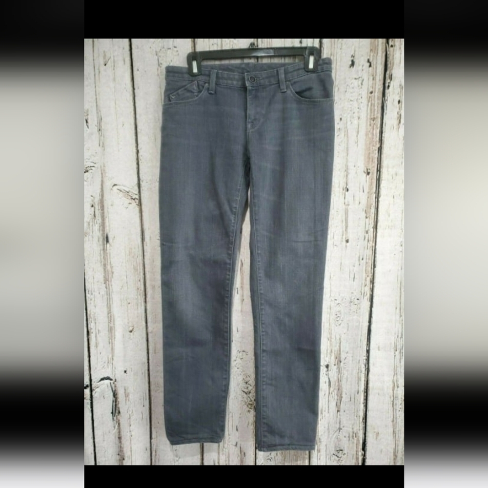 Armani Size 28 Blue Jeans Gray‎ Slim Skinny gray wash denim pants Casual Comfy